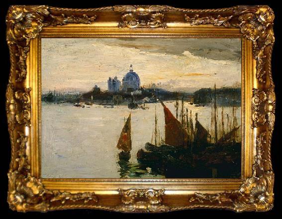 framed  Maurice Galbraith Cullen Venice, ta009-2